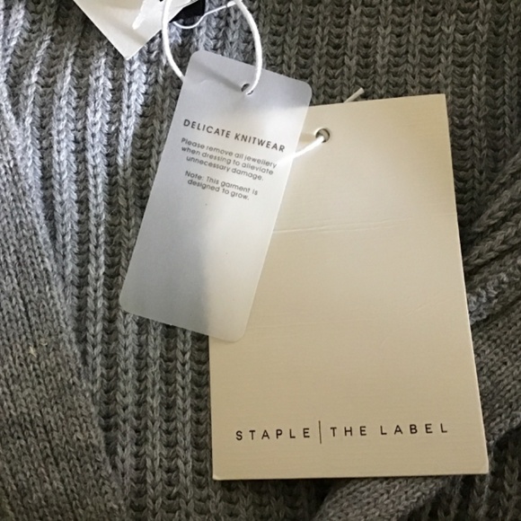 Staple, the label, grey knit maxi dress - Picture 4 of 4